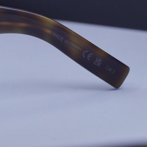 Saint Laurent SL M94/F 008 Cat Eye Sunglasses - Transparent Brown/Havana - Picture 7 of 12